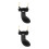 2Pcs Violin Shoulder Pad Comfortable Black Rest for Beginners 9
