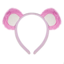 Pluche berenoren hoofdband voor vrouwen en meisjes (1 stuk)
