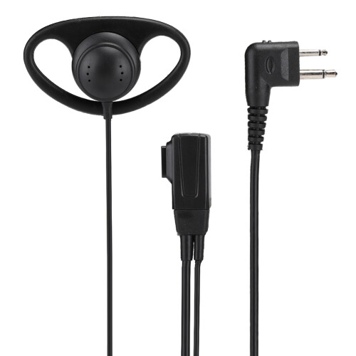 Versatile2Pin D Shape Earpiece, Hands-Free Kit for Motorola Two Way Radios 2