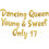 50th Birthday Gold Glitter Banner Set 1