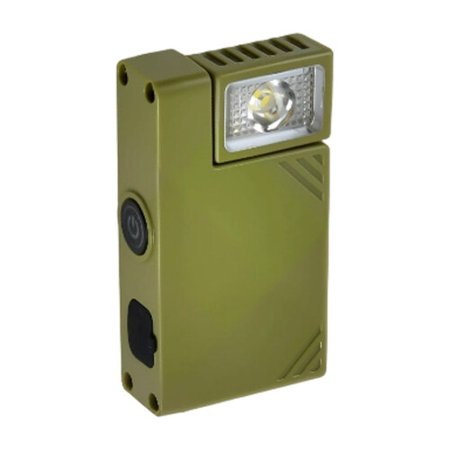 Rechargeable Mini Rotating Head Flashlight Compact Powerful Portable Light for Outdoor Emergency and Camping