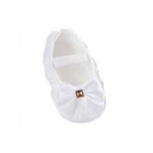 Zapatos de cuna de suela blanda para niñas (0-18 meses)