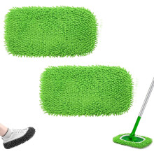 Recharges de serpillière en chenille pour usage domestique, têtes de serpillière réutilisables ultra-absorbantes, nettoyant anti-rayures pour les