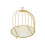 Gold Birdcage Display Stand Single-Tier Dessert Tray 1