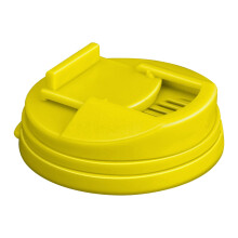 Protectores redondos reutilizables para tapas de latas de plástico, tamaño estándar.
