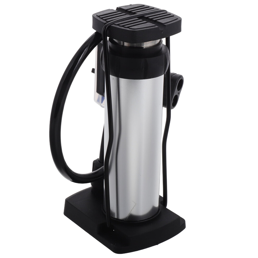High Pressure Tire Floor Pump 1 Set For Bike And Car Tires Foot Activated Portable Inflator Pump 9405492400146
