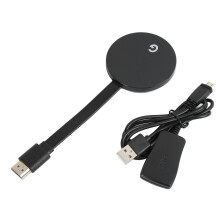 Media Streamer Screen Mirroring HDMI Adapter, Wireless Display Device with Portable Mini Size Support Miracast, 4K Video Display for Office Use and