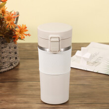 Tasse à café isotherme en acier inoxydable 400 ml avec couvercle à ouverture facile, mug de voyage anti-fuite, gobelet isotherme pour la maison,