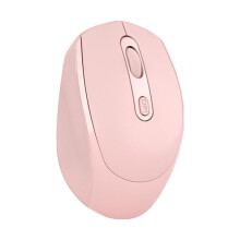 Mouse Bluetooth reîncărcabil 2.4G + Bluetooth Mouse wireless pentru computer - roz