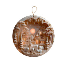 FAMTKT Christmas Ornaments – Tree, Home, Office & Car Decor, Holiday Party Gifts, Compatible with Standard Trees