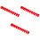 3Pcs Red Foosball Score Indicator Plastic Score Counters for Home Use 4