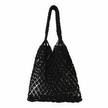 Häkeltasche mit Hohlmuster, handgewebte Strandtasche, Damentasche, Umhängetasche, Freizeittasche mit Hohlmuster, Reisetasche, 1. Gewebte