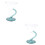 2 Pack Goblet Lovers Clear Drinking Glasses Cocktail Transparent Cup 6