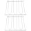 2Pcs Lightweight Silver Stainless Steel Hanging Cup Storage Bracket 5