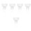 5Pcs Stylish Jellyfish Cocktail Goblets Versatile Drinking Glasses 5