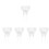 5Pcs Stylish Jellyfish Cocktail Goblets Versatile Drinking Glasses 6