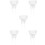 5Pcs Stylish Jellyfish Cocktail Goblets Versatile Drinking Glasses 9