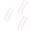 3Pairs Pink DIY Handbag Strap Replacement for Tote Bag Handle 5