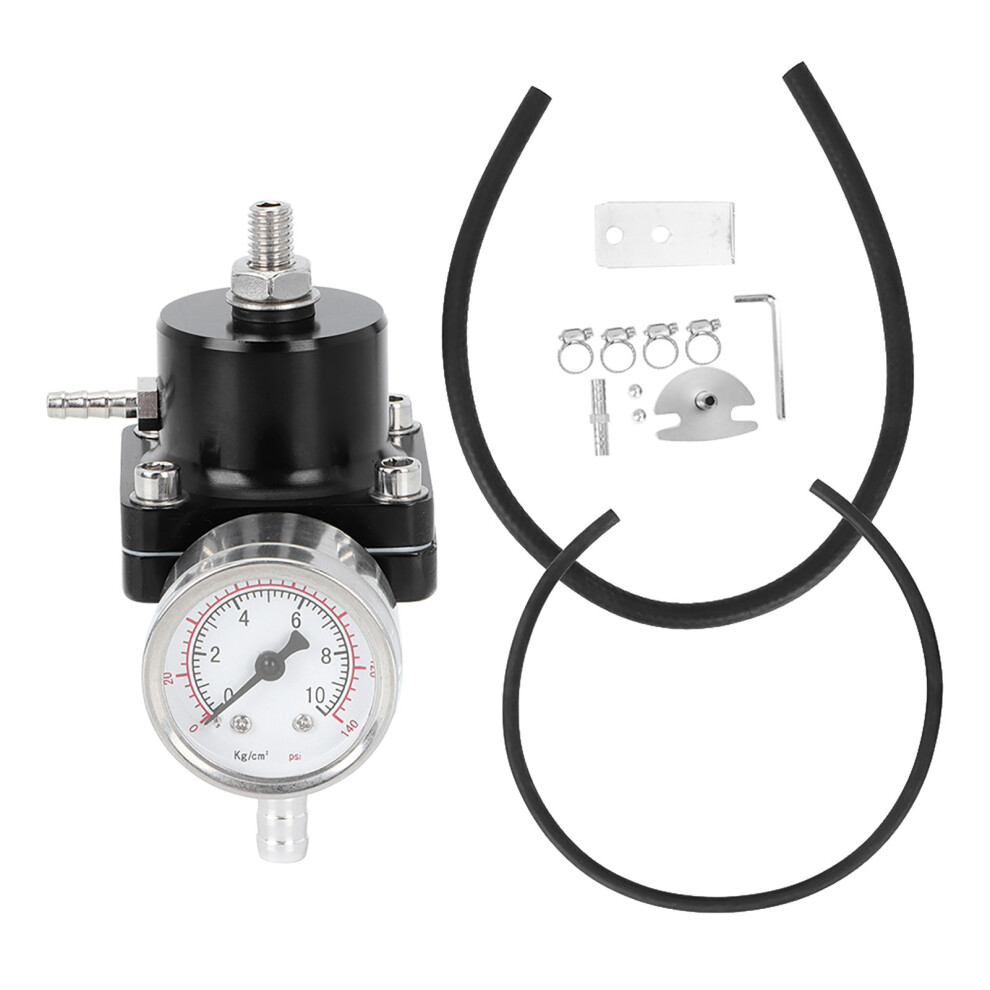 Premium Aluminum Alloy Fuel Pressure Regulator With Gauge Reliable And Safe Long Life High Quality Cnc Machined Aluminum Stable Fuel Pressure 9448483171106