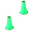 2Pcs Plastic Clarinet Bell Green for Clarinet Replacement Use 4