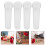 100Pcs Clear Flower Nutrient Tubes for Bouquets Plastic Stem Holders 10