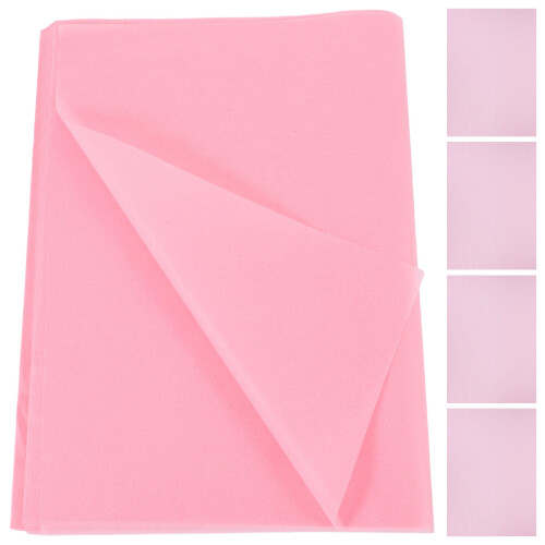 200Pcs Pink Paper Tissue for Crafting Floral Wraps Present Packaging 2