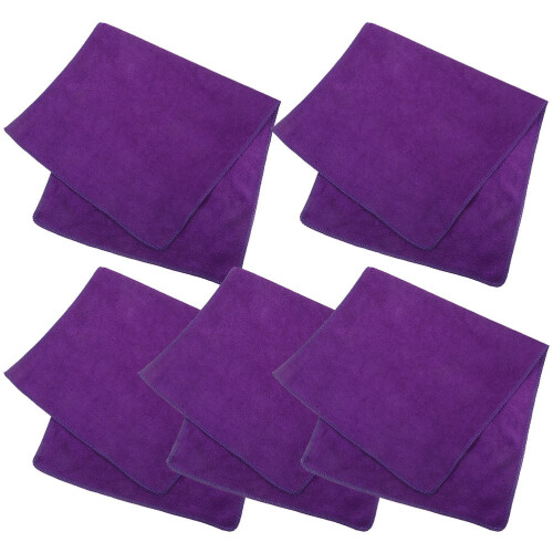 25Pcs Soft Purple Microfiber Pet Blanket Guinea Pig Cage Sleeping Mat 1