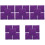 25Pcs Soft Purple Microfiber Pet Blanket Guinea Pig Cage Sleeping Mat 4