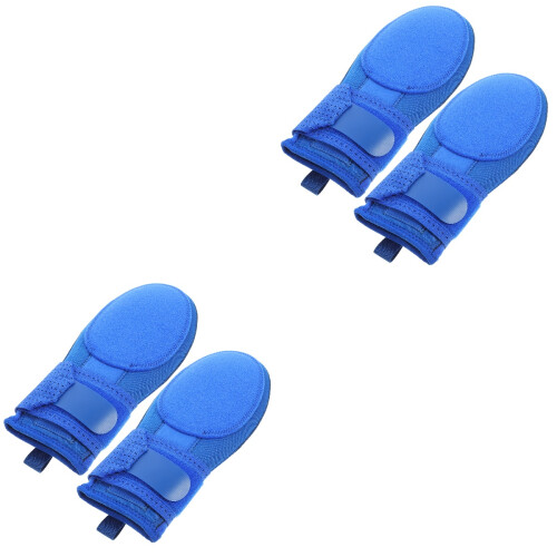 2Pcs Durable Blue Sliding Mitts for Baseball Training and Outdoor Use 2