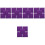 25Pcs Soft Purple Microfiber Pet Blanket Guinea Pig Cage Sleeping Mat 5