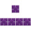 25Pcs Soft Purple Microfiber Pet Blanket Guinea Pig Cage Sleeping Mat 6