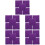 25Pcs Soft Purple Microfiber Pet Blanket Guinea Pig Cage Sleeping Mat 7