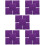 25Pcs Soft Purple Microfiber Pet Blanket Guinea Pig Cage Sleeping Mat 9