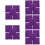 25Pcs Soft Purple Microfiber Pet Blanket Guinea Pig Cage Sleeping Mat 11