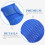 2Pcs Durable Blue Sliding Mitts for Baseball Training and Outdoor Use 10