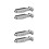 4Pcs Wind Power Auto Running Lights White with 180 Adjustable Bracket 3