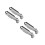 4Pcs Wind Power Auto Running Lights White with 180 Adjustable Bracket 4