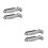 4Pcs Wind Power Auto Running Lights White with 180 Adjustable Bracket 5