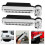 4Pcs Wind Power Auto Running Lights White with 180 Adjustable Bracket 8