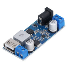 Modulo convertitore Buck, regolatore di tensione, convertitore step-down ad alta efficienza, interfaccia USB, rettifica sincrona, ricarica rapida,