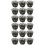 2 Count Gold Cupcake Liners Decorating Kit Clear Stand Black 5