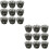 2 Count Gold Cupcake Liners Decorating Kit Clear Stand Black 6