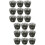 2 Count Gold Cupcake Liners Decorating Kit Clear Stand Black 7