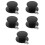 5Pcs Black Silicone Pot Lid Knobs Universal Heat-Resisting Lid Handles 7