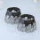 2 Count Gold Cupcake Liners Decorating Kit Clear Stand Black 9