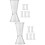 12Pcs Reusable Reusable Double Jigger Bar Measuring Cups Clear Cocktail Tools 8