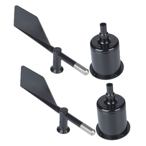 8Pcs ABS Plastic Shell for Wind Direction Indicator Black Protective 2
