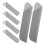 12Pcs PU Pen Sleeves Grey Pen Storage Pouch for Home Use 3