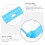 3Pcs Sky-Blue Watch Screen Protector Lightweight Protective Frame 6