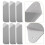 12Pcs PU Pen Sleeves Grey Pen Storage Pouch for Home Use 9